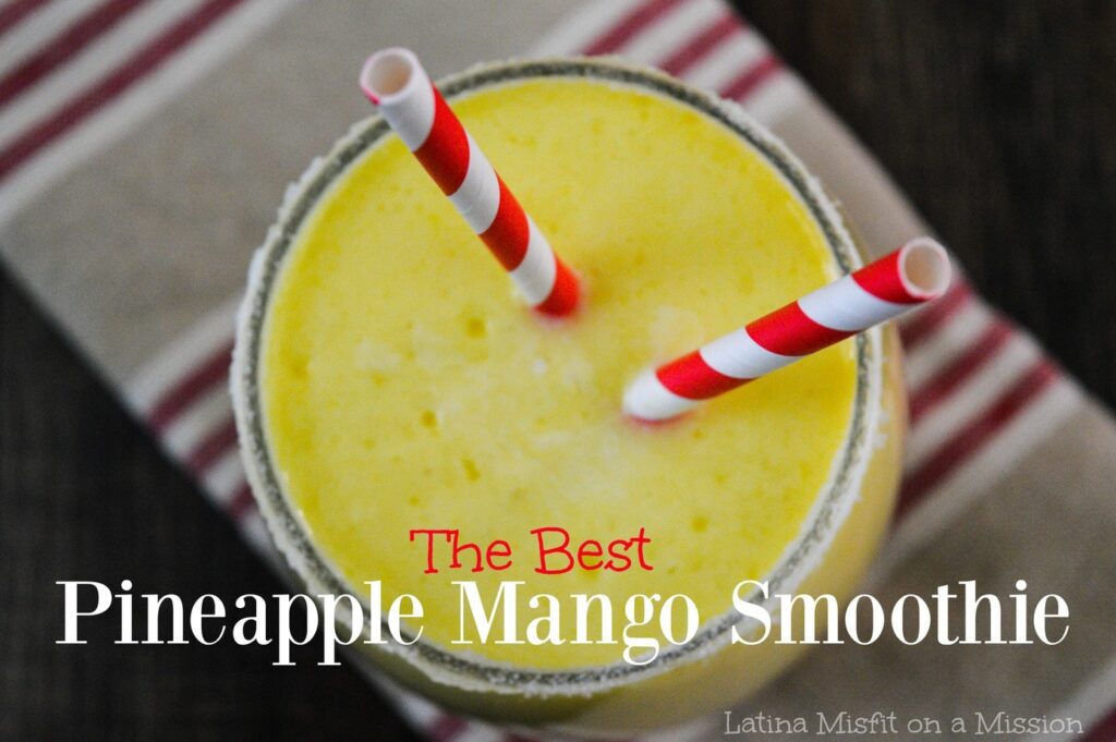 The Best Pineapple Mango Smoothie Ever- Better than McDonald's