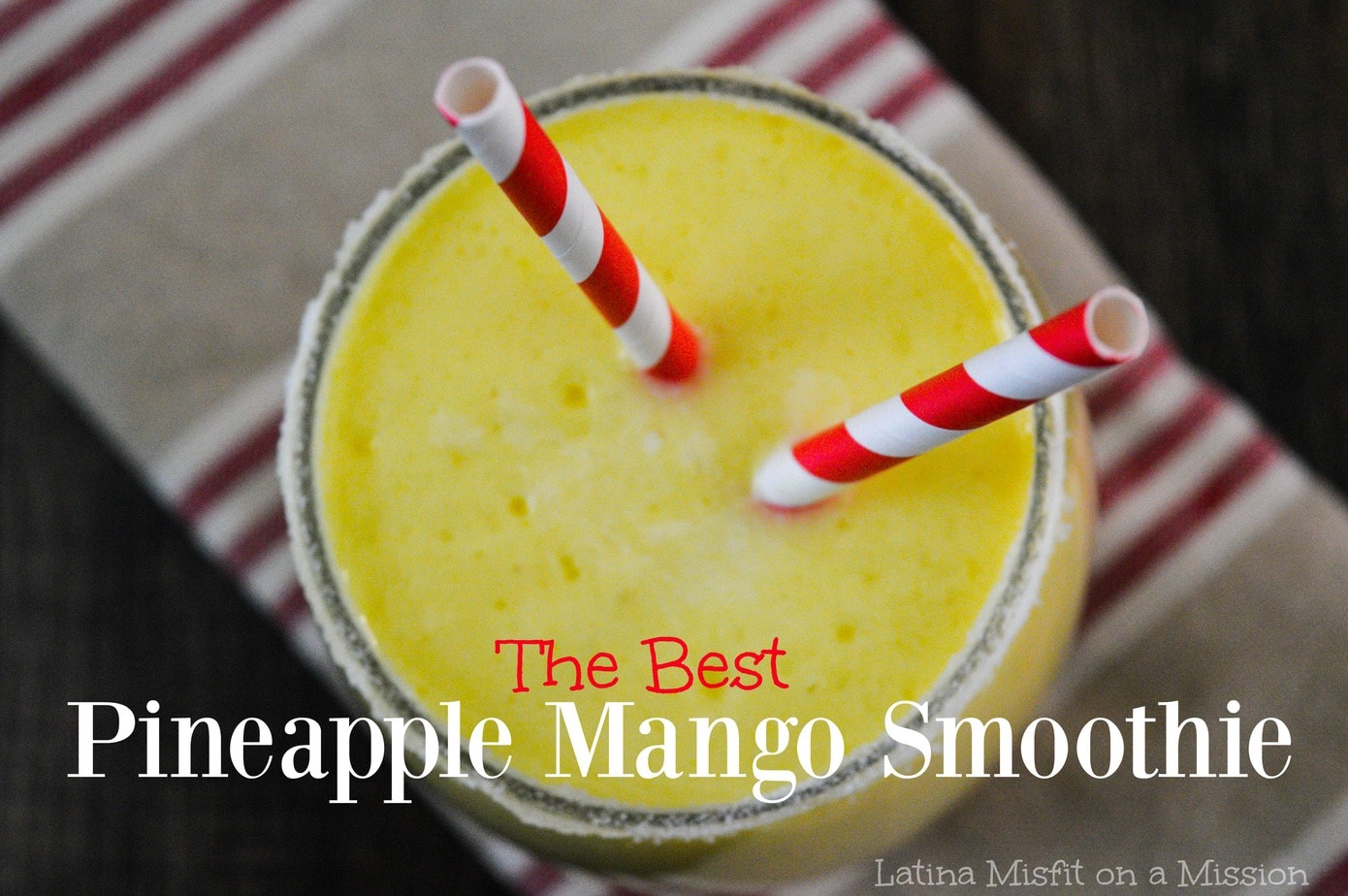the best pineapple mango smoothie