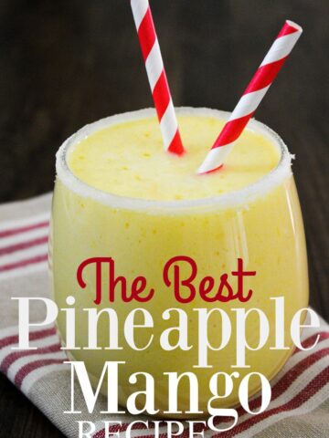 the best and easy pineapple mango smoothie