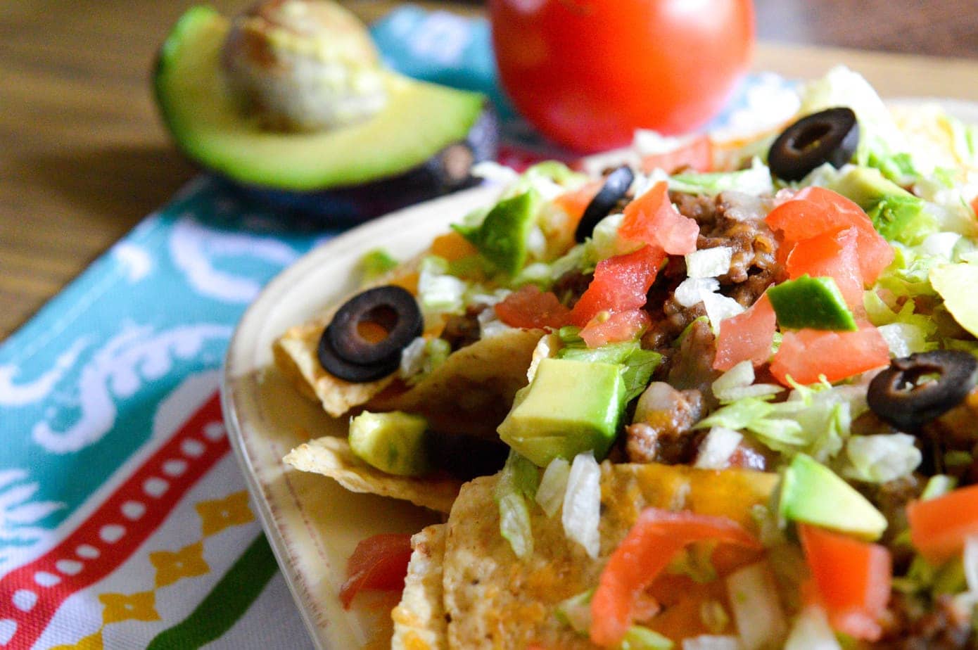 fully loaded spanish nachos