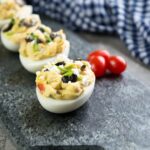 How to make Greek inspired deviled eggs