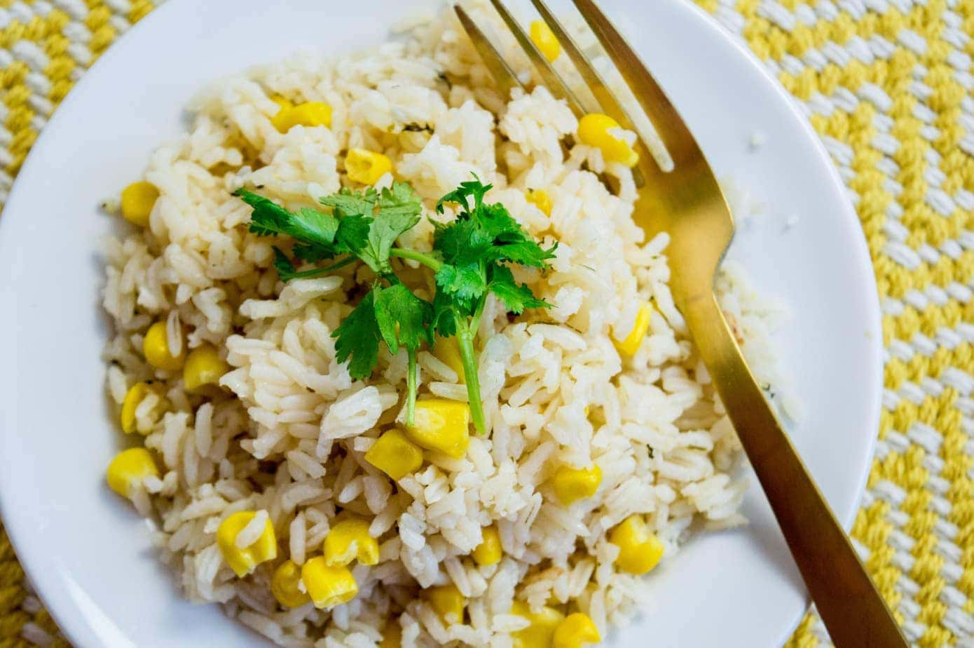 Arroz Con Maiz| White Rice and Corn Recipe