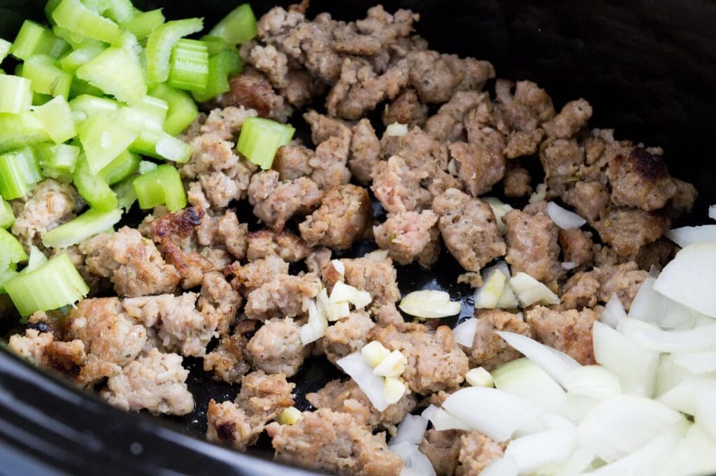 sausage and vegetable lentil soup