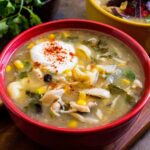 Mild Chicken Enchilada Tortellini Soup