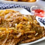 Puerto Rican Bistec Encebollad Recipe | Steak and Onions Recipe
