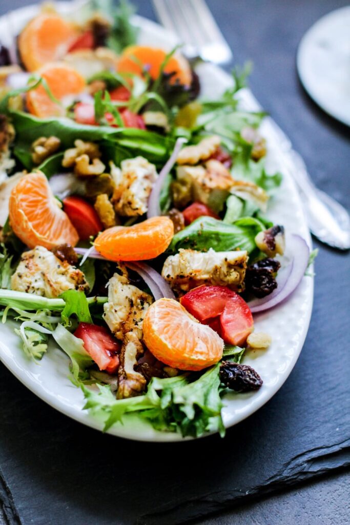 Grilled Chicken Tangerine Salad