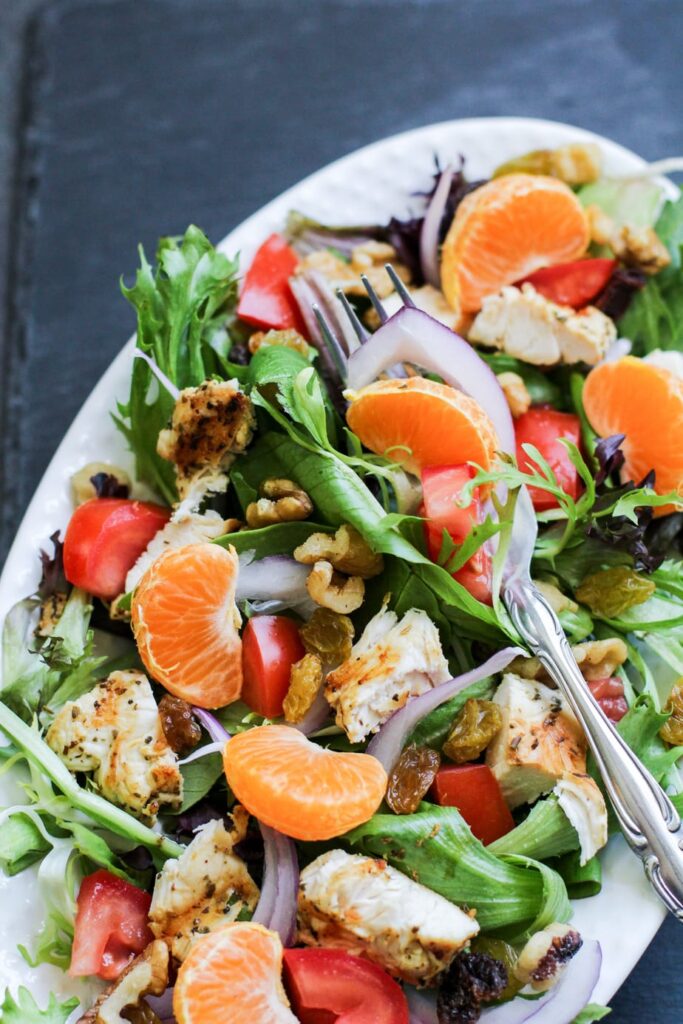 Grilled Chicken Tangerine Salad