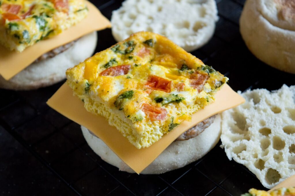 Tex Mex Inspired Breakfast Sandwiches