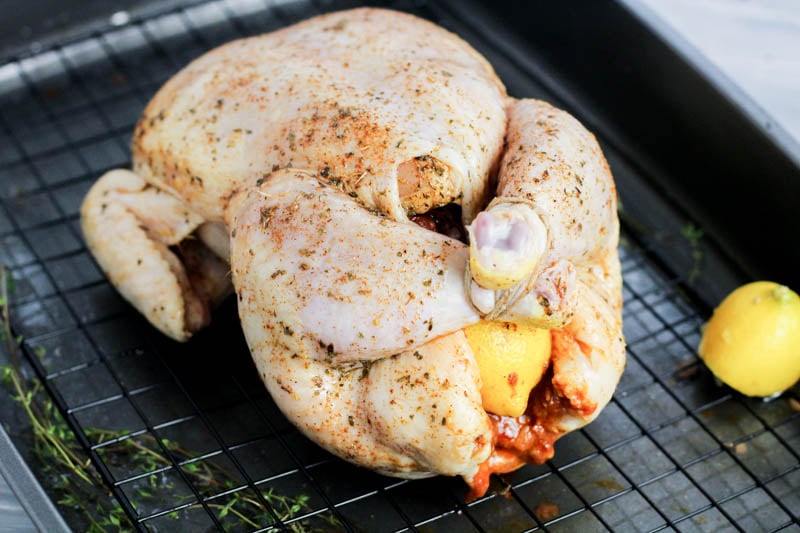 Chorizo and bean stuffed chicken