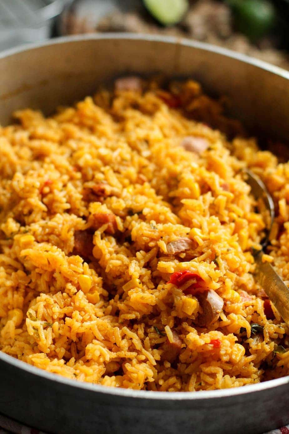 Arroz Con Salchichas (Puerto Rican Rice With Sausage) - Budget Bytes