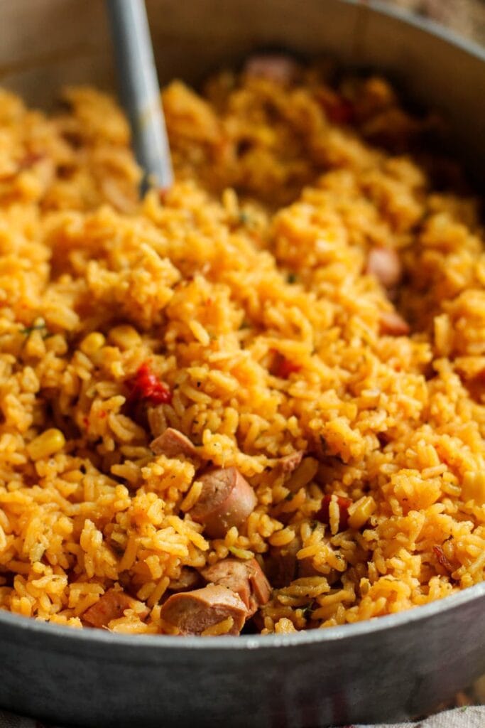 Bacon Vienna Spanish Rice