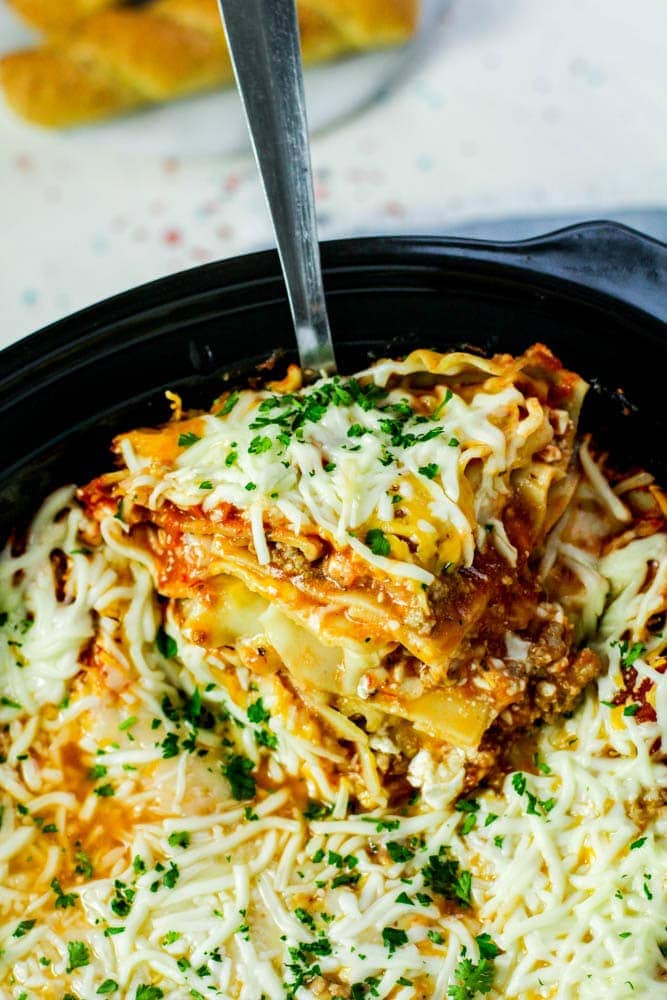 Puerto Rican Slow Cooker Lasagna 