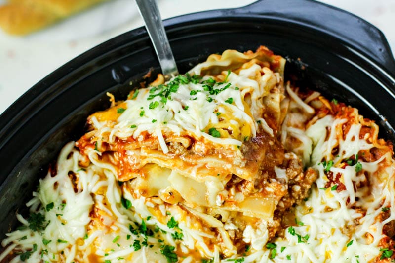 Puerto Rican Slow Cooker Lasagna 