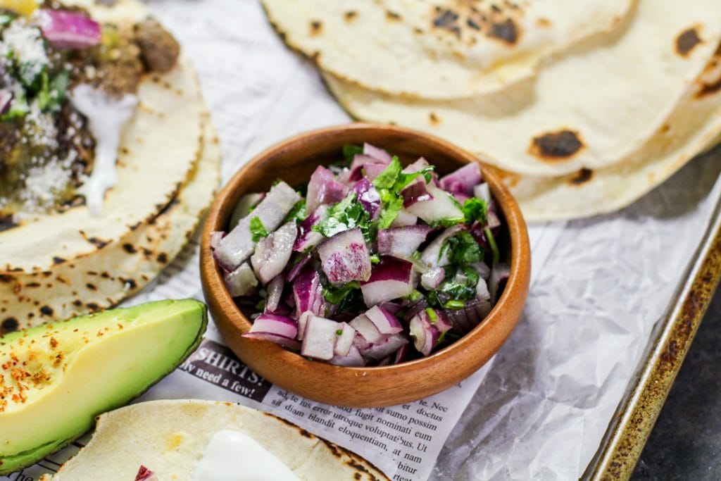 onion cilantro lime juice relish