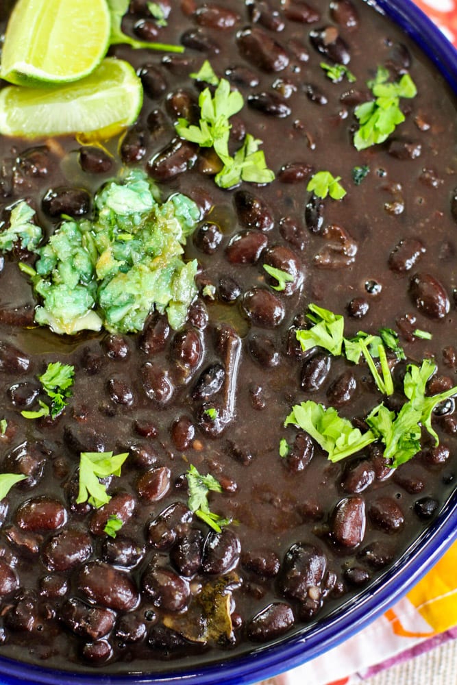 spanish black beans instant pot