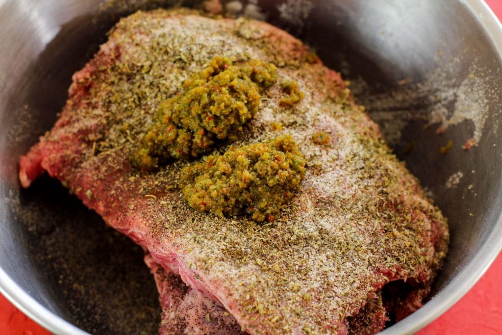 pork ribs with seasonings