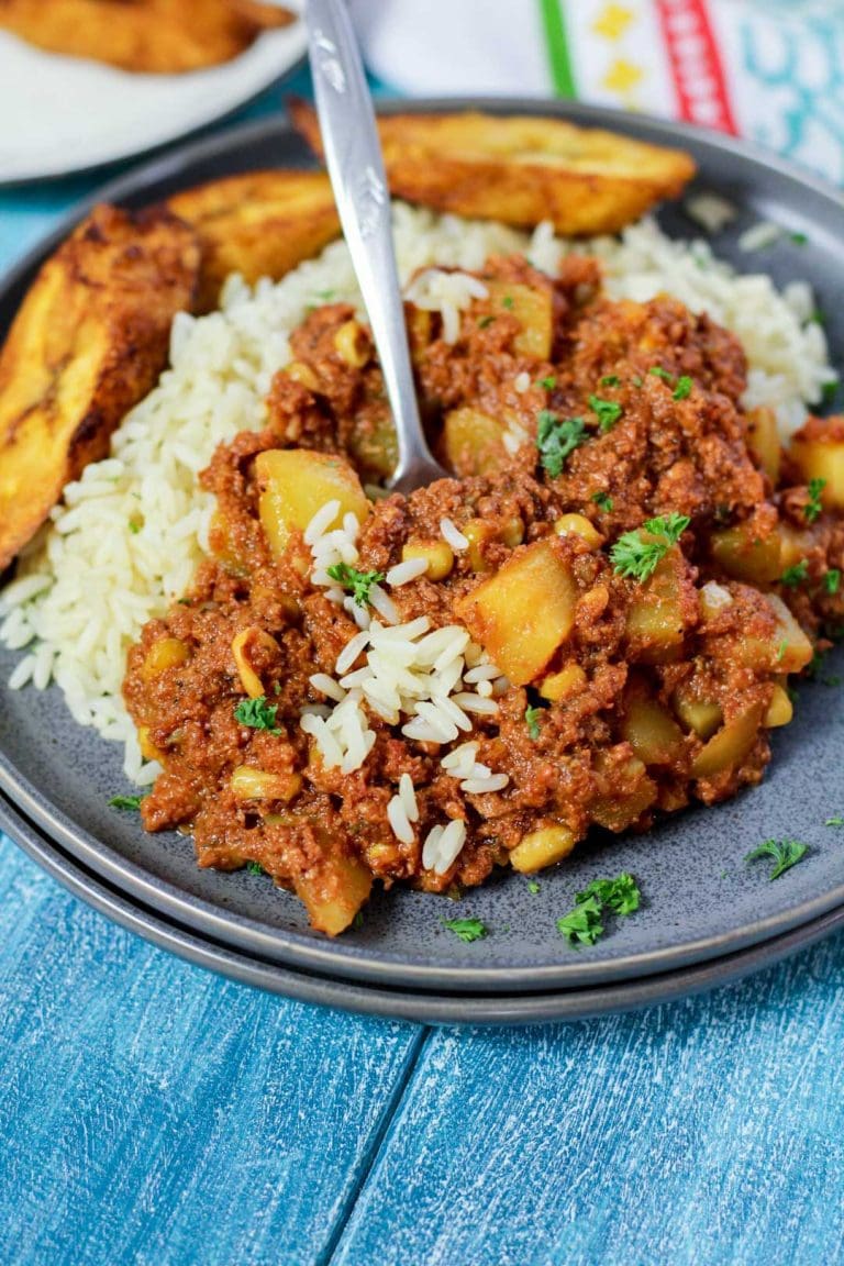 Puerto Rican Corned Beef Hash (Carne Bif) Latina Mom Meals