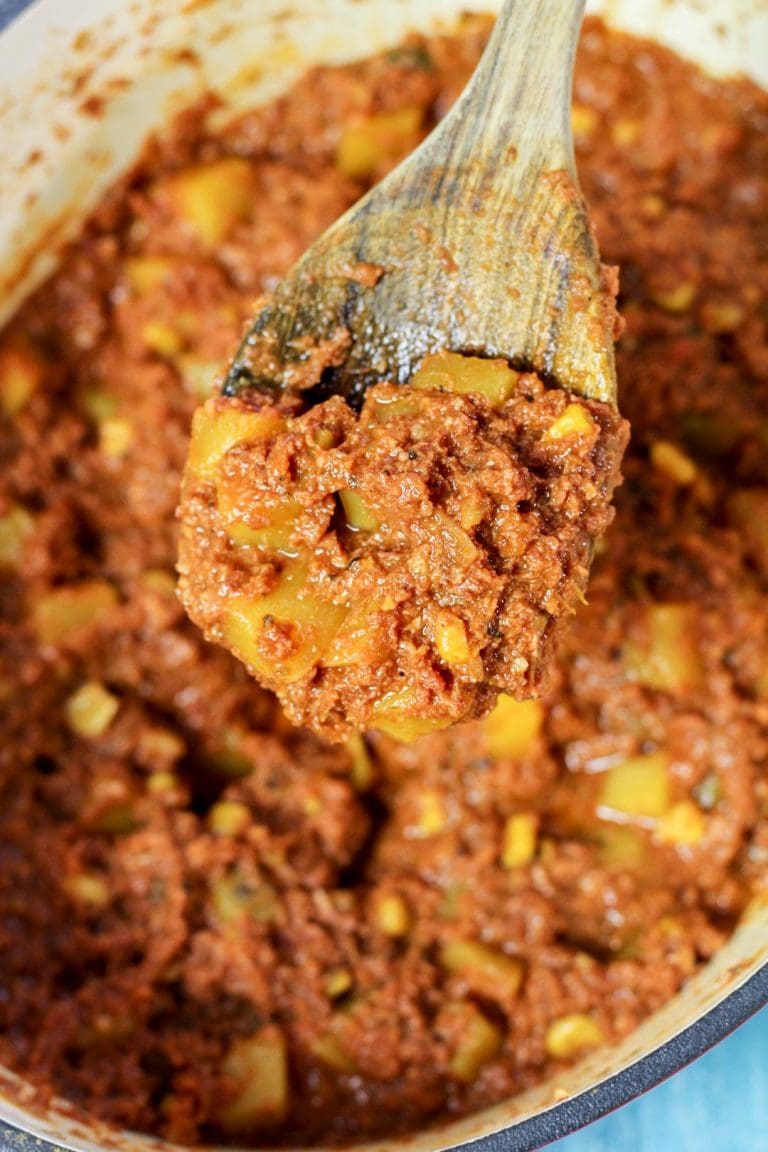 Puerto Rican Corned Beef Hash (Carne Bif) Latina Mom Meals