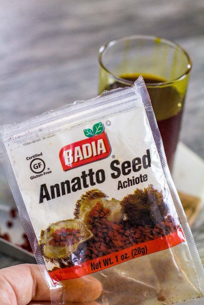 annato seed in packaging